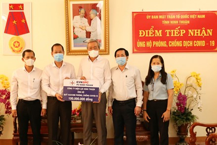 Ninh Thuận: Trên 10,9 tỷ đồng ủng hộ phòng, chống dịch COVID- 19