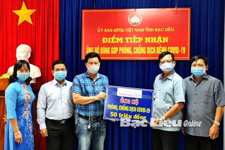 Ủy ban MTTQ Việt Nam tỉnh Bạc Liêu: Tiếp nhận và đăng ký ủng hộ hơn 46,5 tỷ đồng quỹ phòng, chống dịch COVID-19