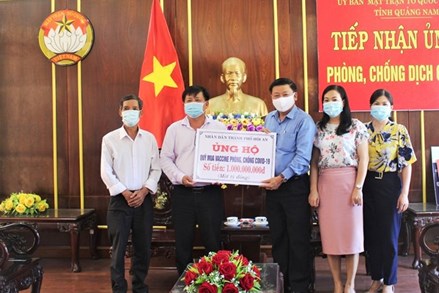 Quảng Nam: TP Hội An ủng hộ quỹ vaccine 1 tỷ đồng