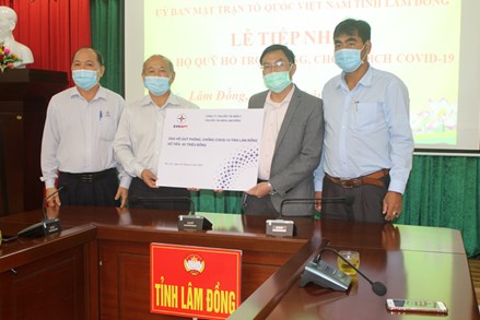 Lâm Đồng: Quỹ Phòng, chống dịch Covid-19 đã tiếp nhận tổng cộng gần 73,9 tỷ đồng