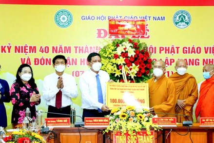 Giáo hội Phật giáo Việt Nam tỉnh Sóc Trăng đồng hành vì sự phát triển của quê hương, đất nước
