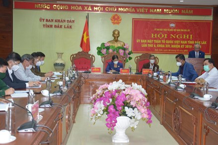 Hội nghị Ủy ban MTTQ Việt Nam tỉnh Đắk Lắk lần thứ 6, khoá XIV, nhiệm kỳ 2019-2024