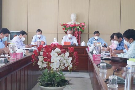 Ủy ban MTTQ Việt Nam tỉnh Ninh Thuận làm việc với Ủy ban MTTQ Việt Nam huyện Ninh Sơn