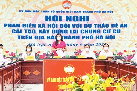 Ủy ban Mặt trận Tổ quốc Việt Nam thành phố Hà Nội tăng cường công tác giám sát, phản biện