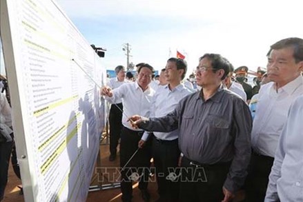 Thủ tướng Phạm Minh Chính thăm, kiểm tra dự án và công trình sân bay Long Thành