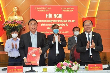 Hiệu quả trong công tác phối hợp giữa UBND và Mặt trận tỉnh Quảng Nam