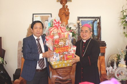 Lãnh đạo tỉnh Khánh Hòa thăm, chúc Tết cơ sở tôn giáo