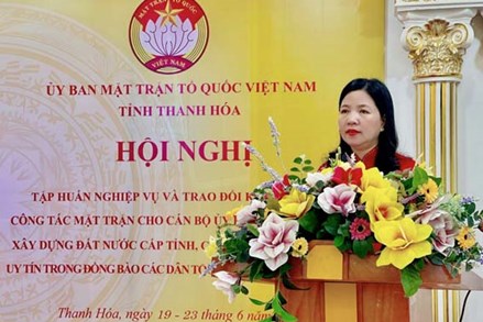 Thanh Hóa: Trao đổi kinh nghiệm công tác Mặt trận giữa hai tỉnh Thanh Hóa – Hủa Phăn
