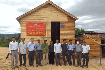 Gia Lai: Hỗ trợ xây mới 40 căn nhà “Đại đoàn kết”cho hộ nghèo