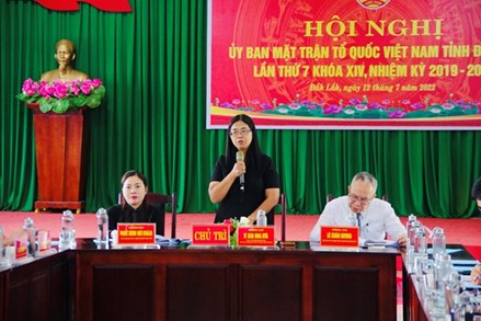 Hội nghị Ủy ban MTTQ Việt Nam tỉnh Đắk Lắk lần thứ 7 khóa XIV