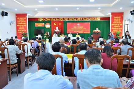 Ninh Thuận sơ kết thực hiện Nghị quyết Đại hội MTTQ Việt Nam tỉnh khóa X nhiệm kỳ 2019-2024