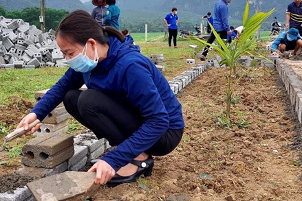 Ủy ban MTTQ huyện Minh Hóa: Chung tay giữ môi trường xanh, sạch, đẹp