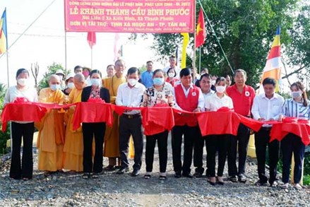 Phật giáo tỉnh Long An góp phần xây dựng nông thôn mới