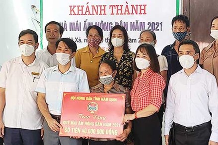 Nam Định: Giúp người nghèo an cư lạc nghiệp