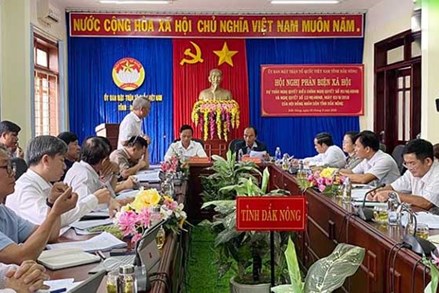 Ủy ban MTTQ tỉnh Đắk Nông phản biện xã hội các dự thảo nghị quyết của HĐND tỉnh về nông nghiệp