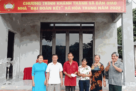 Đồng Hỷ (Thái Nguyên): Hỗ trợ hộ nghèo xây nhà Đại đoàn kết