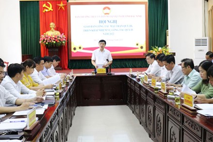Ủy ban MTTQ tỉnh Bắc Ninh giao ban công tác quý III