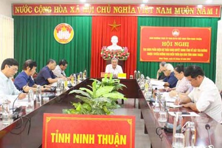 Ủy ban MTTQ Việt Nam Ninh Thuận: Tọa đàm phản biện dự thảo Nghị quyết HĐND tỉnh về đặt tên đường thuộc tuyến đường ven biển trên địa bàn tỉnh