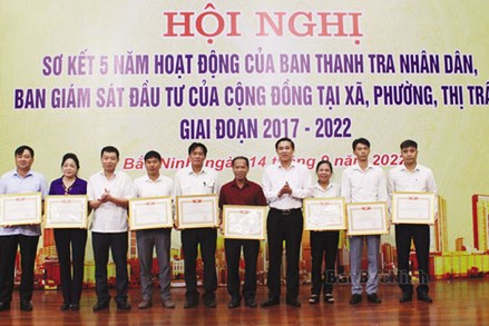 Bắc Ninh: Hiệu quả hoạt động của Ban Thanh tra nhân dân, Ban Giám sát đầu tư cộng đồng ở cơ sở