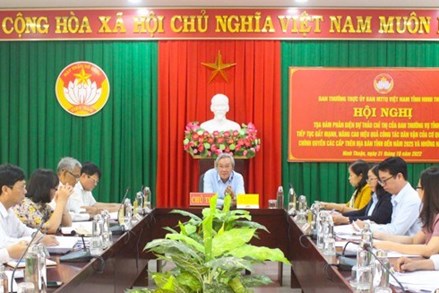Ninh Thuận: Tọa đàm phản biện dự thảo Chỉ thị của Ban Thường vụ Tỉnh ủy về công tác dân vận
