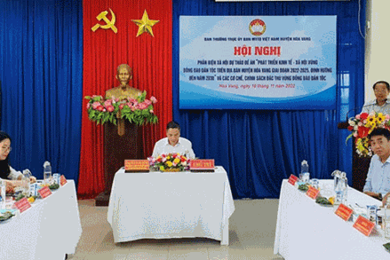 MTTQ huyện Hòa Vang phát huy hiệu quả giám sát, phản biện xã hội