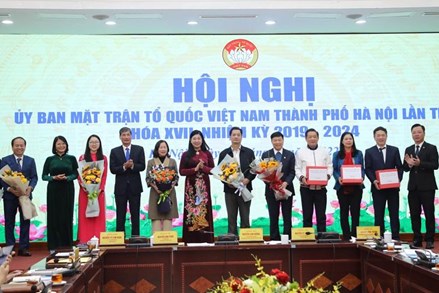 Hội nghị Ủy ban MTTQ Việt Nam TP Hà Nội lần thứ X, khóa XVII, nhiệm kỳ 2019-2024
