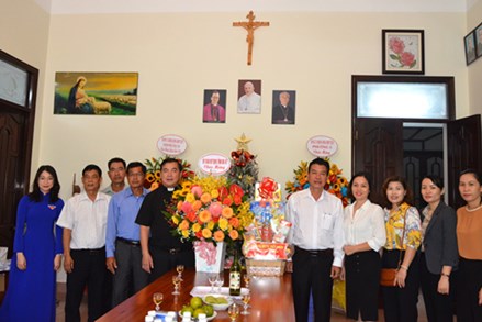 Ủy ban MTTQ tỉnh Bà Rịa – Vũng Tàu chúc mừng Giáng sinh các tổ chức tôn giáo