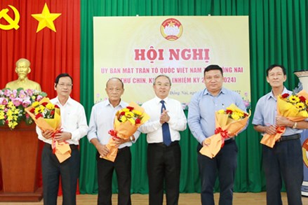 Hội nghị Ủy ban MTTQ Việt Nam tỉnh Đồng Nai lần thứ 9, khóa IX, nhiệm kỳ 2019-2024