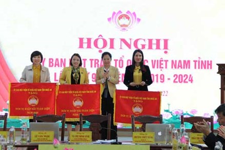 Hội nghị Ủy ban MTTQ Việt Nam tỉnh Nghệ An lần thứ 9, nhiệm kỳ 2019-2024