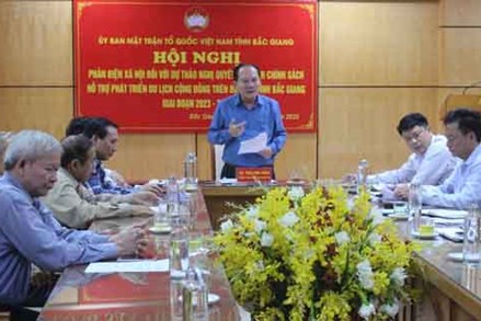 Bắc Giang: Nâng cao hiệu quả công tác giám sát, phản biện xã hội của MTTQ và các tổ chức chính trị - xã hội