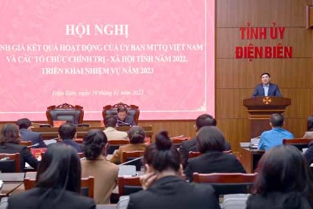 Điện Biên: Đánh giá kết quả hoạt động của Ủy ban MTTQ Việt Nam và các tổ chức chính trị - xã hội tỉnh