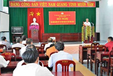 Mặt trận các cấp tỉnh Ninh Thuận đẩy mạnh thực hiện giám sát và phản biện xã hội