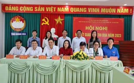 Khánh Hòa: Ký kết giao ước thi đua khối Mặt trận Tổ quốc và các tổ Chính trị - Xã hội năm 2023