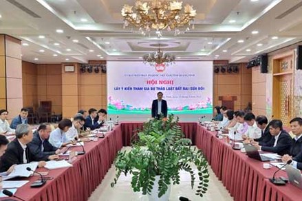MTTQ Quảng Ninh: Lấy ý kiến tham gia dự thảo Luật Đất đai sửa đổi