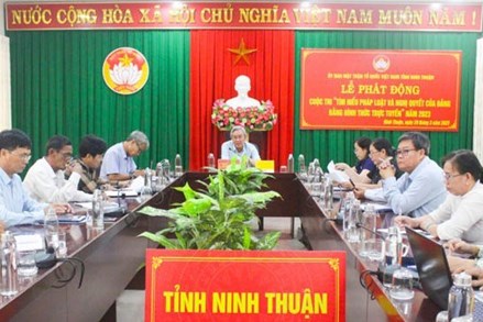 Ninh Thuận: Triển khai thực hiện chuyển đổi số năm 2023 trong hệ thống Mặt trận