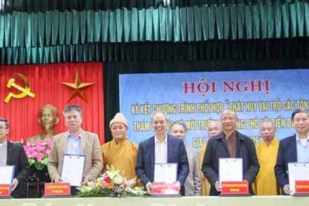Nam Định: Phát huy vai trò các tôn giáo tham gia bảo vệ môi trường 
