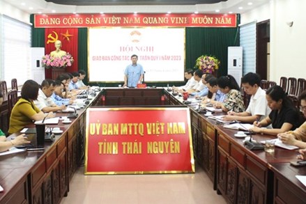 Thái Nguyên: Mặt trận hướng hoạt động về cơ sở