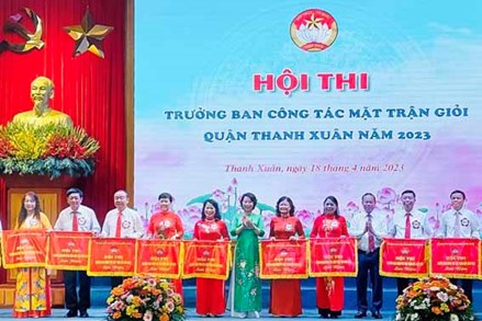 TP Hà Nội: Hội thi Trưởng ban công tác Mặt trận giỏi quận Thanh Xuân