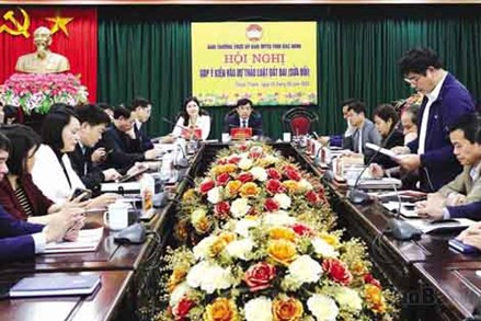Bắc Ninh: Phát huy vai trò của MTTQ trong lấy ý kiến góp ý vào Dự thảo Luật Đất đai (sửa đổi)