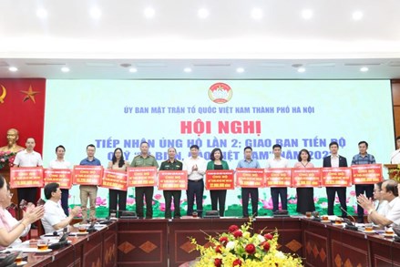 TP Hà Nội: Trên 36 tỷ đồng ủng hộ, đăng ký ủng hộ Quỹ "Vì biển, đảo Việt Nam"