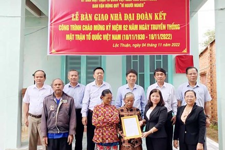 Ủy ban MTTQ các cấp huyện Lộc Ninh phát huy sức mạnh đoàn kết toàn dân tộc