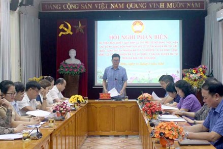 Điện Biên: Phản biện dự thảo Nghị quyết quy định cụ thể một số nội dung về công tác cai nghiện ma túy trên địa bàn tỉnh