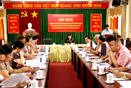 Hà Giang: Phản biện xã hội đối với 2 dự thảo nghị quyết trình Kỳ họp thứ 12 HĐND tỉnh
