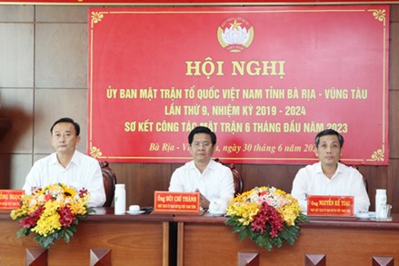 Ủy ban MTTQ Việt Nam tỉnh Bà Rịa – Vũng Tàu tổ chức hội nghị lần thứ 9, nhiệm kỳ 2019-2024