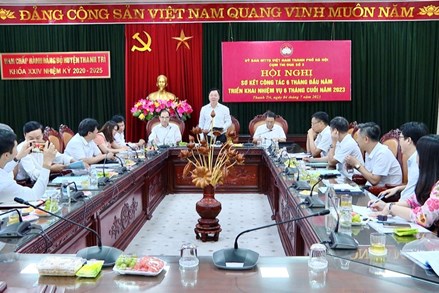 Cụm thi đua số 3 MTTQ Thành phố Hà Nội: Góp phần xây dựng các huyện thành quận