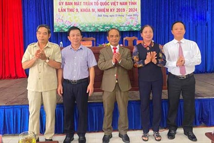 Hội nghị Ủy ban MTTQ Việt Nam tỉnh Đắk Nông lần thứ 9
