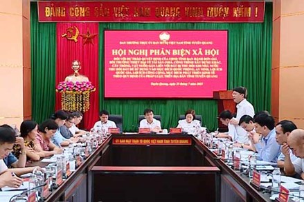 Tuyên Quang: Phản biện xã hội với dự thảo Quyết định của UBND tỉnh về đơn giá bồi thường khi thu hồi đất