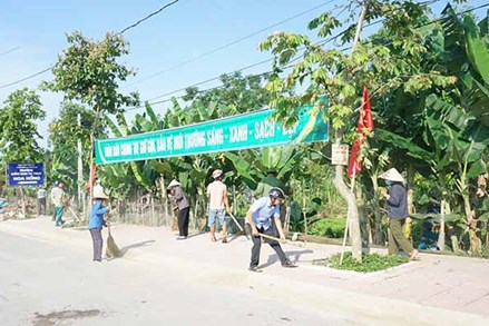 Triệu Sơn chuyển biến trong công tác bảo vệ môi trường