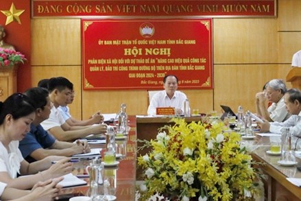 Phản biện dự thảo Đề án Nâng cao hiệu quả công tác quản lý, bảo trì công trình đường bộ trên địa bàn Bắc Giang