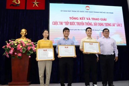 TP.Hồ Chí Minh: Tổng kết và trao giải cuộc thi ‘Tiếp bước truyền thống, xây dựng tương lai’ lần 2